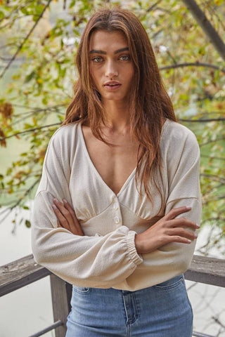 Barrie Button Top