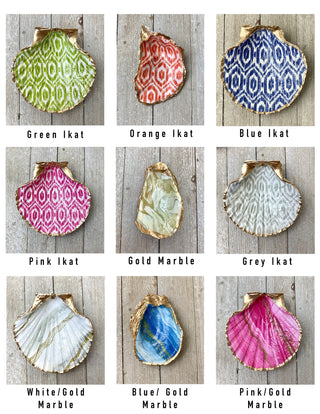 Decoupage Shells- Clam, Scallop, or Oyster