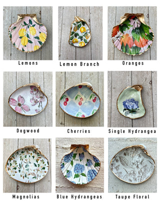Decoupage Shells- Clam, Scallop, or Oyster