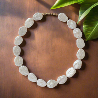 Baroque Coin Pearl Necklace