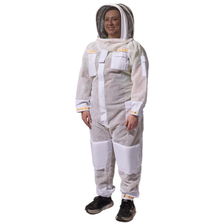 Sting Stopper Professional Ventilated Beekeeping Suit - Beekeeper White