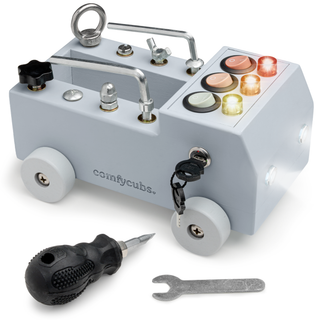 Busy Board Toy Truck Set by Comfy Cubs