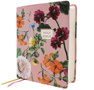 NIV Artisan Collection Bible LP Leathersoft Blush Floral