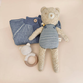 Plush Bear Bee Baby Kids Organic Toy Spring Summer Gift