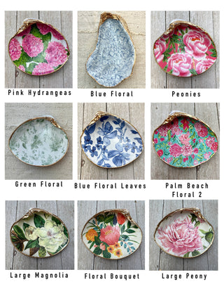 Decoupage Shells- Clam, Scallop, or Oyster