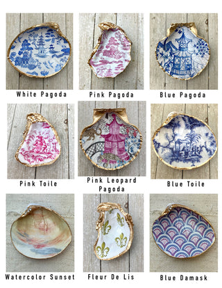 Decoupage Shells- Clam, Scallop, or Oyster
