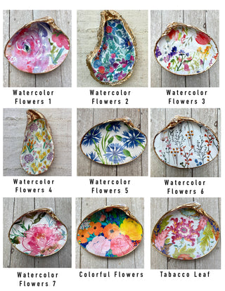 Decoupage Shells- Clam, Scallop, or Oyster