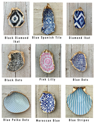 Decoupage Shells- Clam, Scallop, or Oyster