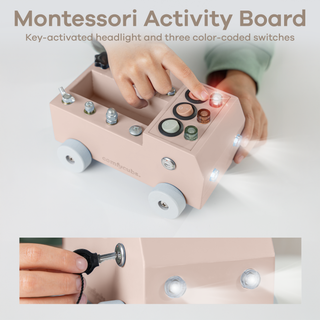 Busy Board Toy Truck Set by Comfy Cubs