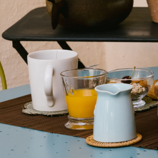 Bee Ceramic Coffee Mugs — Set of 2