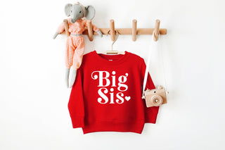 Big sister Toddler Kids Sweatshirt (Retro)
