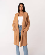 Lovestitch Lennox Sweater Coat - Camel