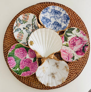 Decoupage Shells- Clam, Scallop, or Oyster