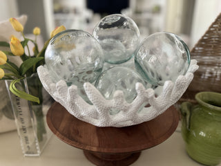 4" Glass Ball Décor (Clear)