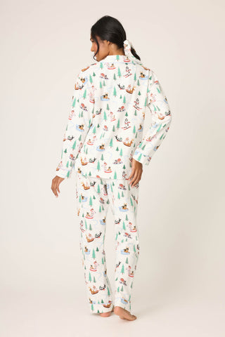 Sleigh All Day 3-Piece Flannel PJ Set