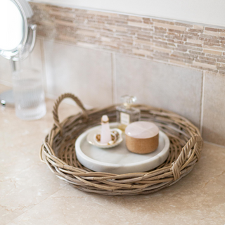 Rattan Round Tray