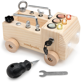 Busy Board Toy Truck Set by Comfy Cubs