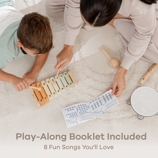 Kids Musical Instruments Set, Montessori Toys by Comfy Cubs