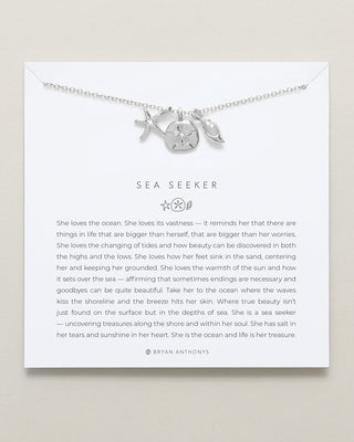 Sea Seeker & Grit Layered Necklace Set