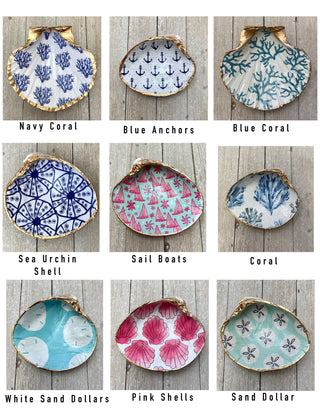 Decoupage Shells- Clam, Scallop, or Oyster