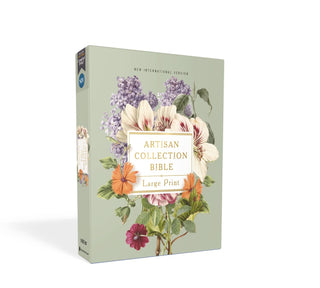 NIV Artisan Collection Bible LP Leathersoft Sage Floral