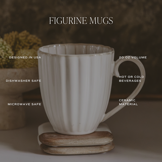 *NEW* Scalloped Figural Coffee Mug - Home Decor & Gifts