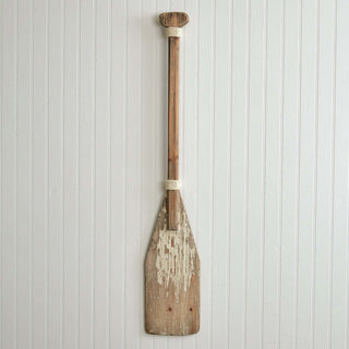 Reclaimed Distressed Wood Wall Oar