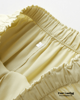 Silky Classic Morandi Silky Pajama Set / Blue