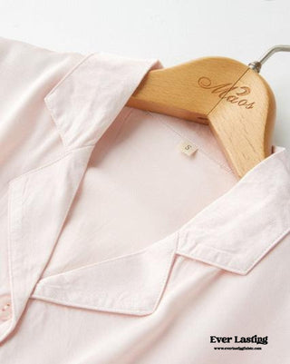 Silky Classic Morandi Silky Pajama Set / Blue